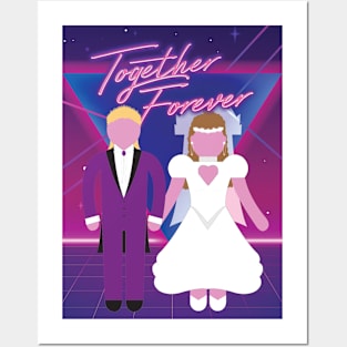 80s Wedding Together Forever Posters and Art